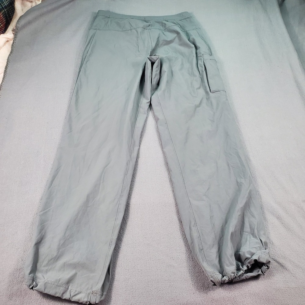 Mountain Hardwear Womens Hiking Cargo Pants Gray Bungee Hem Size 6/32 Flawed - Picture 3 of 9